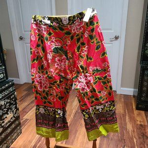 Natori ,10, floral print pants NWT